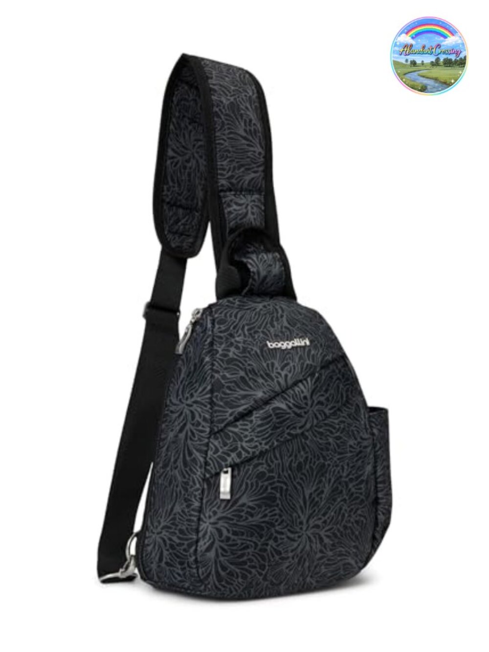 Lightweight Sling Backpack Crossbody Travel Daypack with Adjustable Strap